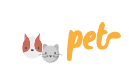 Logo amepet branco